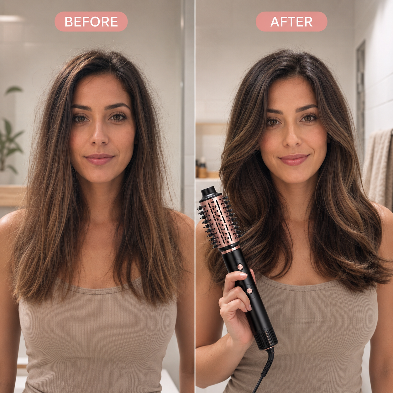 4-in-1 Hair Dryer Brush | 1300W High-Speed Motor